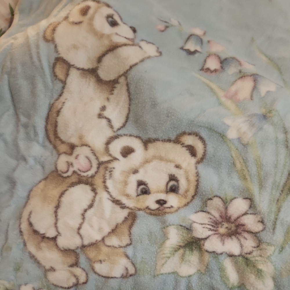 Vintage Yamaken baby blanket